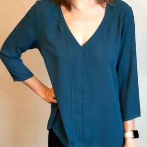 Blue/green Boutique Brand Blouse